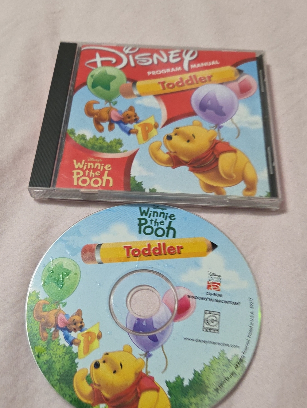 Disney Winnie the Pooh Toddler CD - Red, Yellow, Blue